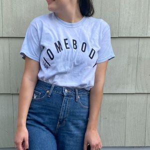 Blueberry Homebody Tee